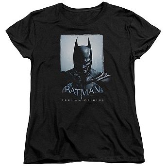Batman Arkham Origins Two Sides Short Sleeve Womens T-shirt