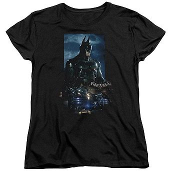Batman Arkham Knight Batmobile Short Sleeve Womens T-shirt