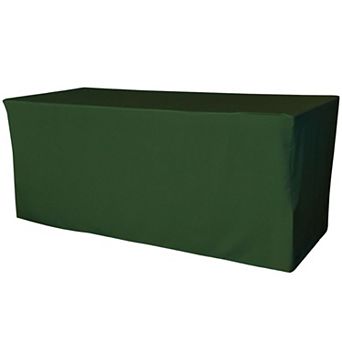 Polyester Poplin Fitted Tablecloth 72"l X 30"w X 30"h