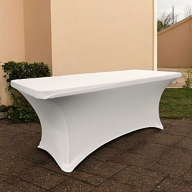 Rectangular Spandex Tablecloth, 72 By 30 By 30-inch
