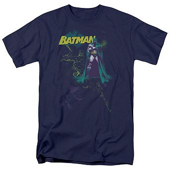 Batman Bat Spray Short Sleeve Adult T-shirt