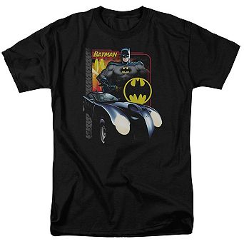 Batman Bat Racing Short Sleeve Adult T-shirt