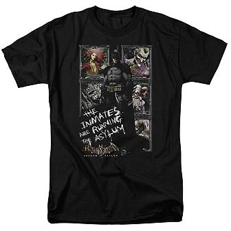 Batman Arkham Asylum Running The Asylum Short Sleeve Adult T-shirt