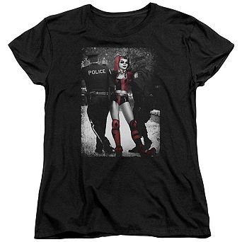 Batman Arrest Short Sleeve Womens T-shirt