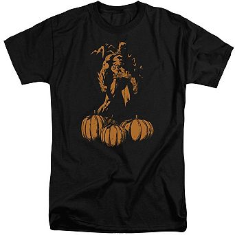 Batman A Bat Among Pumpkins Short Sleeve Adult Tall T-shirt