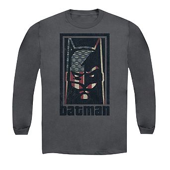 Batman American Batman Long Sleeve Adult T-shirt