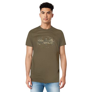 Batman Army Camo Shield Short Sleeve Adult T-shirt