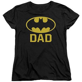 Batman Bat Dad Short Sleeve Womens T-shirt
