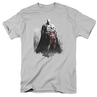 Batman Arkham City Harley And Bats Short Sleeve Adult T-shirt