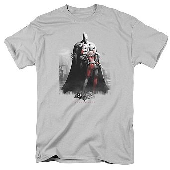 Batman Arkham City Harley And Bats Short Sleeve Adult T-shirt
