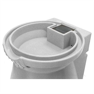 65-gallon Plastic Urn Rain Barrel With Planter Top