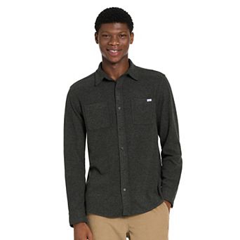 Men's Hurley Button Down Sweater Flannel