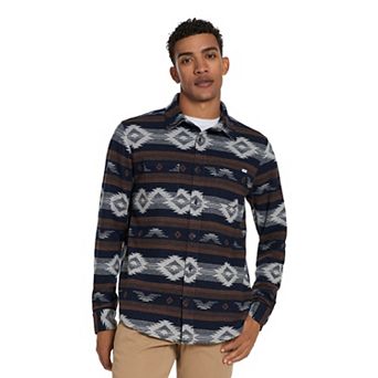 Men's Hurley Button Down Sweater Flannel