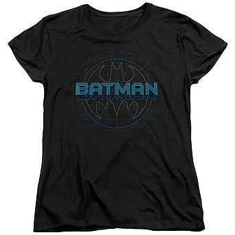 Batman Bat Tech Logo Short Sleeve Womens T-shirt