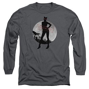 Batman Arkham City Catwoman Convicted Long Sleeve Adult T-shirt