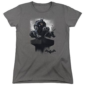 Batman Arkham Knight Perched Short Sleeve Womens T-shirt