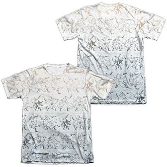 Batman Batarang Pattern Sleeve T-shirt