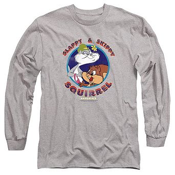 Animaniacs Slappy And Skippy Squirrel Long Sleeve Adult T-shirt