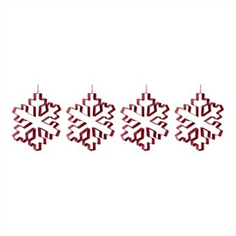 Snowflake Cookie Cutter Ornament (Set Of 4)