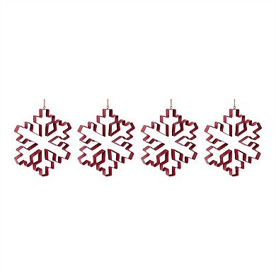 Snowflake Cookie Cutter Ornament (Set Of 4)