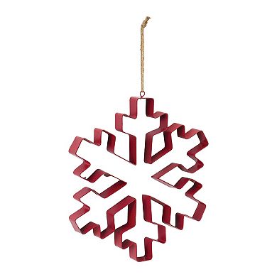 Snowflake Cookie Cutter Ornament (Set Of 4)