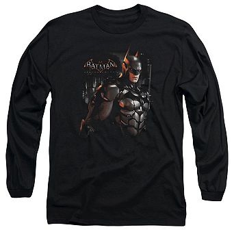 Batman Arkham Knight Dark Knight Long Sleeve Adult T-shirt
