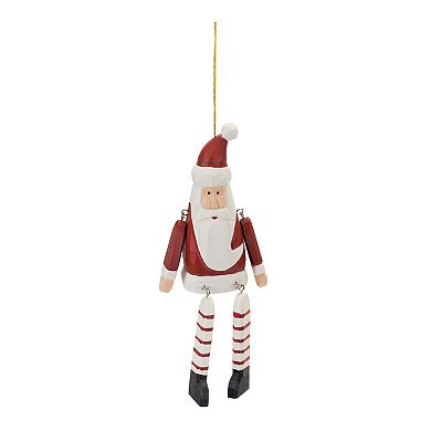 Dangle Santa Ornament (set Of 6)