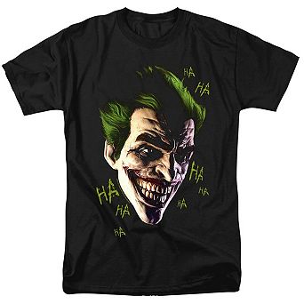 Batman Arkham Origins Joker Grim Short Sleeve Adult T-shirt