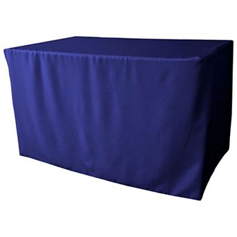 Polyester Poplin Fitted Tablecloth 48"l X 30"w X 30"h