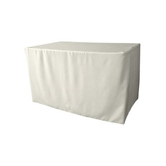 Polyester Poplin Fitted Tablecloth 48"l X 30"w X 30"h