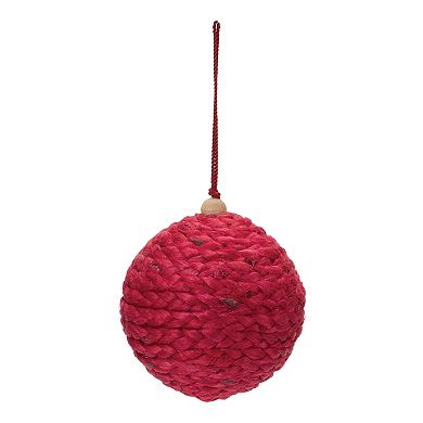 Jute Ball Ornament (set Of 4)