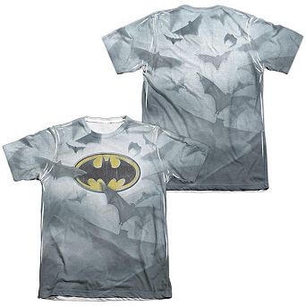 Batman Bats Logo Adult 65/35 Poly/cotton Short Sleeve T-shirt
