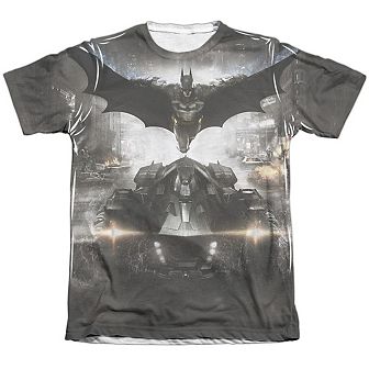 Batman Arkham Knight Poster Sleeve T-shirt