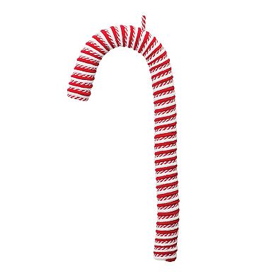 Fabric Candy Cane Ornament (set Of 6)