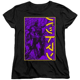 Batman Big Framed Kanji Short Sleeve Women´s T-Shirt