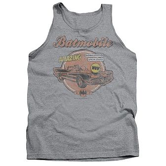 Batman Amazing Batmobile Adult Tank Top