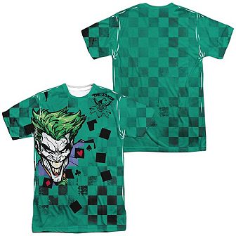 Batman Boxed Clown Short Sleeve Adult Poly Crew T-shirt