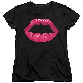 Batman Bat Kiss Short Sleeve Women´s T-Shirt