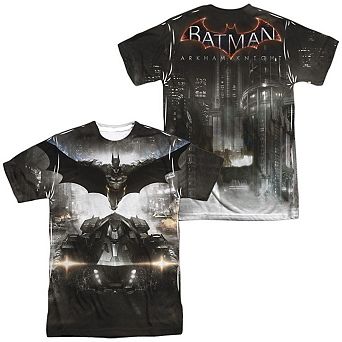 Batman Arkham Knight Poster Short Sleeve Adult Poly Crew T-shirt