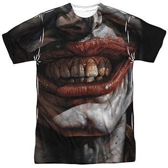 Batman Asylum Short Sleeve Adult Poly Crew T-shirt