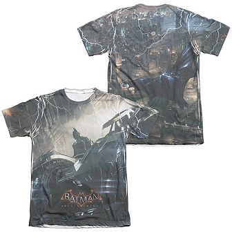 Batman Arkham Knight Into The Night Sleeve T-shirt