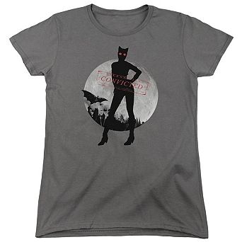 Batman Arkham City Catwoman Convicted Short Sleeve Womens T-shirt