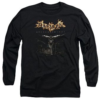 Batman Arkham Knight City Watch Long Sleeve Adult T-shirt
