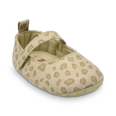 Carter s Baby Girls Leopard Print Mary Jane Baby Girls Shoes 3 Brown