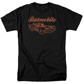 Batman Batmobile Short Sleeve Adult T-shirt