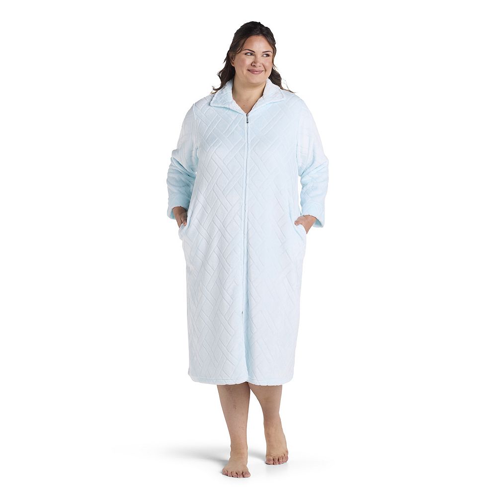 Plus Size Provence Long Mesh Robe