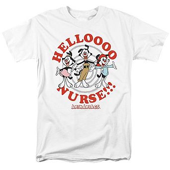 Animaniacs Hello Nurse Short Sleeve Adult T-shirt