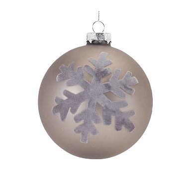Snowflake Ball Ornament (set Of 6)