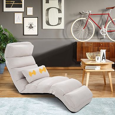 Stylish Folding Lazy Sofa Chair With Pillow