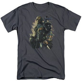 Batman Arkham Origins Deathstroke Short Sleeve Adult T-shirt
